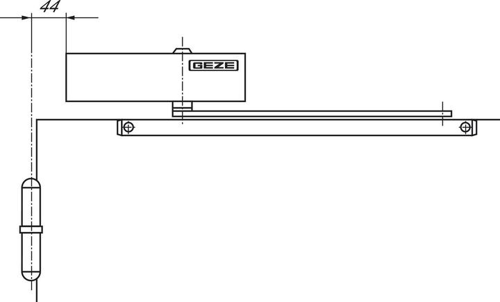 Produktbild Geze Türschliesser TS 3000 V | EN 1-4 | mit Gleitschiene, ohne Feststellung, schwarz