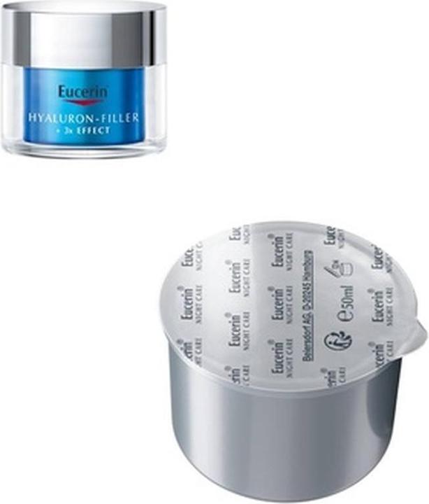 Eucerin Hyaluron Filler Night Refill Face Cream 50ml (50 ml, Nachtcreme)