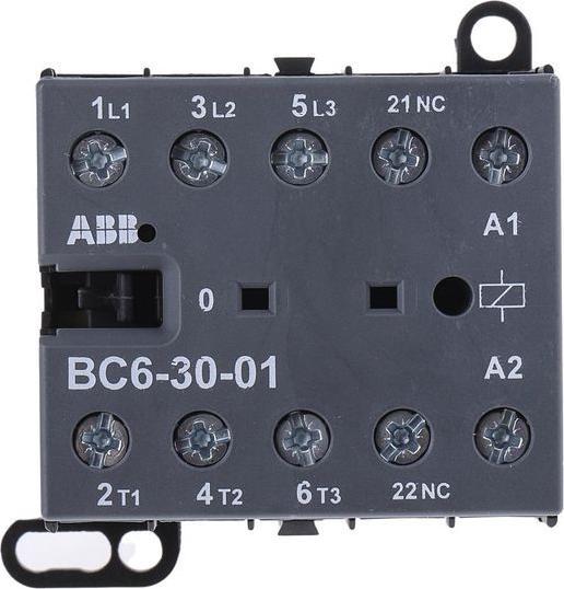 Actual product image ABB Motor contactor AC3 4kW 1Ö 24V