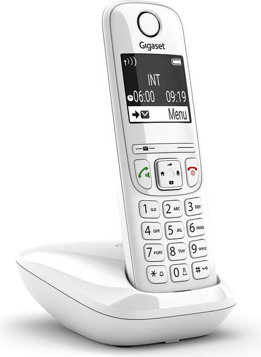 Actual product image Gigaset SIEMENS WIRELESS PHONE AS690 WHITE (S30852-H2816-D202)