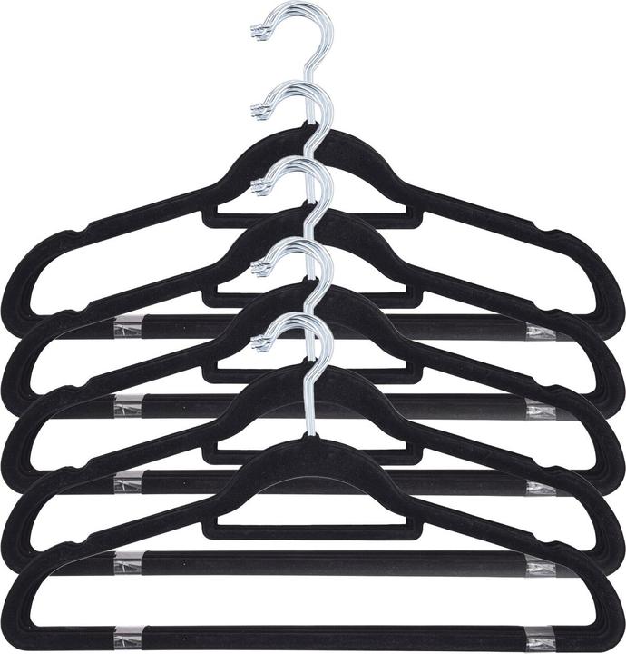 Produktbild Excellent Houseware Kleiderbügel mit Kleinteilsteg, 50er Set (50x)