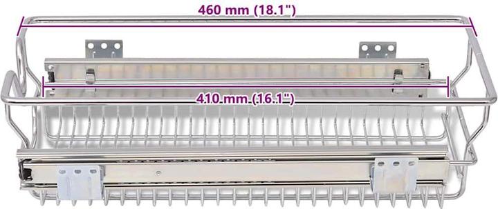 Actual product image vidaXL Aldare (2 x, 27 x 46 x 13 cm)