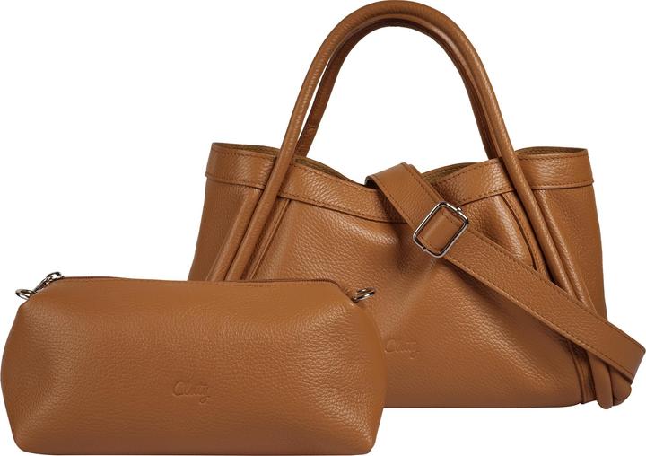 Produktbild Cluty Handtasche echt Leder Damen 2 in 1