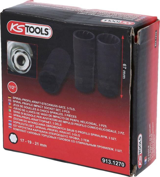 Produktbild KS Tools 913.1270 (17 mm, 18 mm, 19 mm, 20 mm, 21 mm)