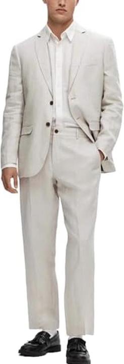 Image du produit Selected Regular Fit pantalon de costume en lin (48)