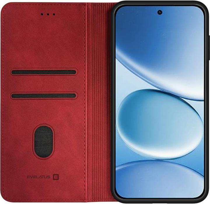 Produktbild Evelatus Book case Xiaomi Redmi Note 15 Pro Book Case Red (Xiaomi Redmi Note 15)