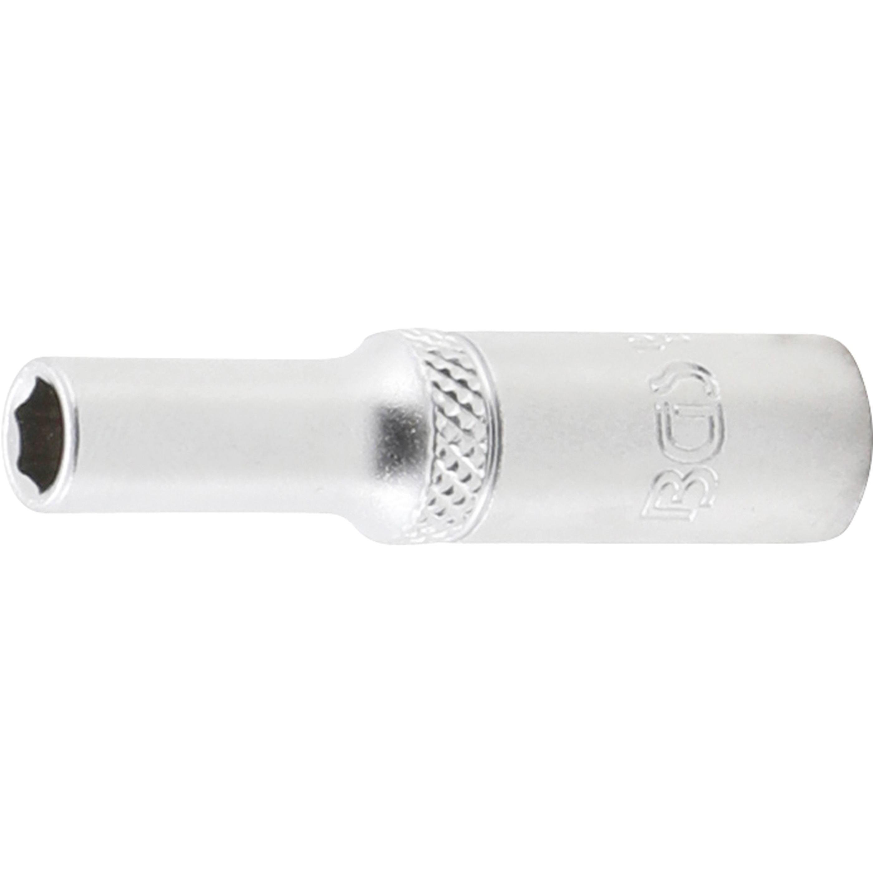 BGS, Steckschlüssel + Stecknuss, Steckschlüssel-Einsatz Sechskant, tief Antrieb Innenvierkant 6,3 mm (1/4") SW 5,5 mm