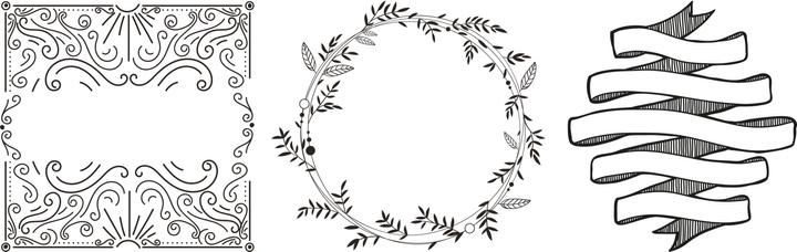 Image du produit Securit Malset A2 Fensterschablone, Rahmen, 3er Set