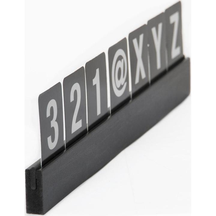 Produktbild Securit Buchstabenleiste schwarz