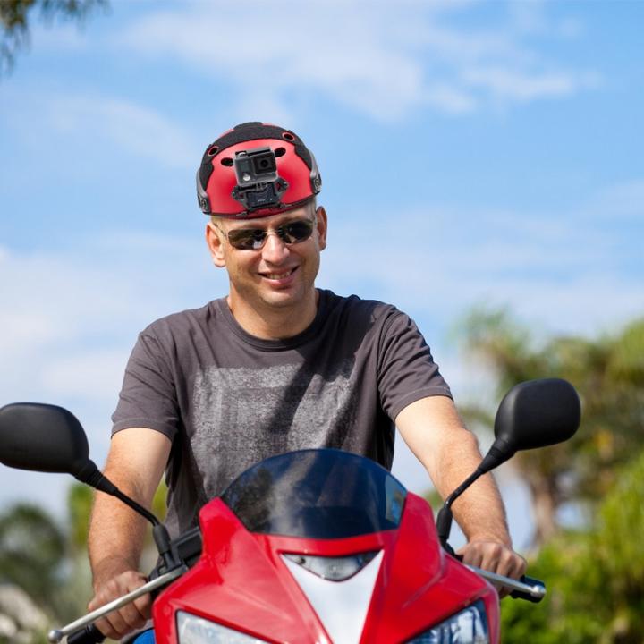 Immagine prodotto Puluz Aluminum Quick Release Bracket NVG Helmet Mount for GoPro and Other Action Cameras (Black)