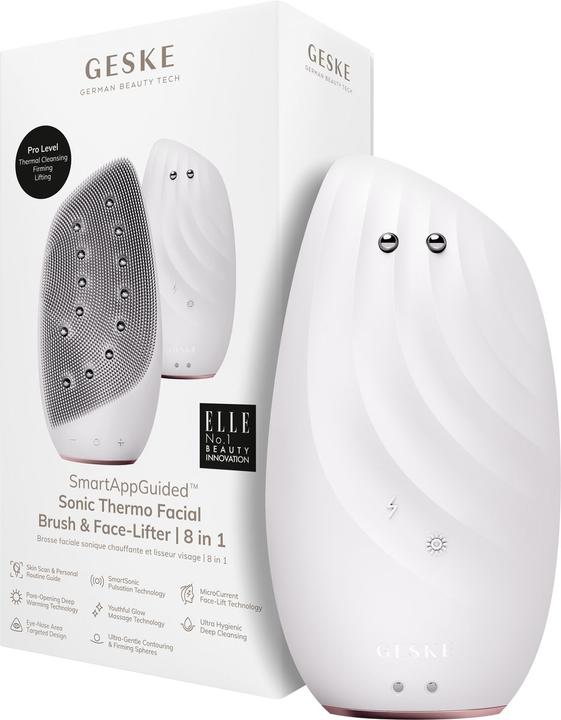 Produktbild Konjac Sponge Soniczna szczoteczka termiczna & lifting do twarzy 8w1 Geske z Aplikacją (starlight)