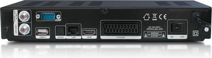 Immagine prodotto Abcom AB CryptoBox 700HD Cavo, Ethernet (RJ-45), IPTV Full HD Nero (DVB-S, DVB-S2)