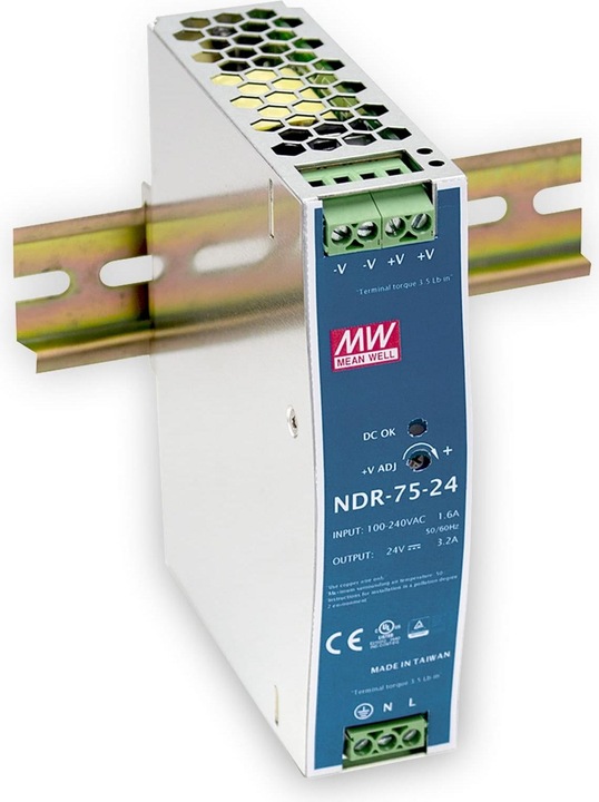 Image du produit MeanWell Bloc d'alimentation pour rail DIN (DINRail)