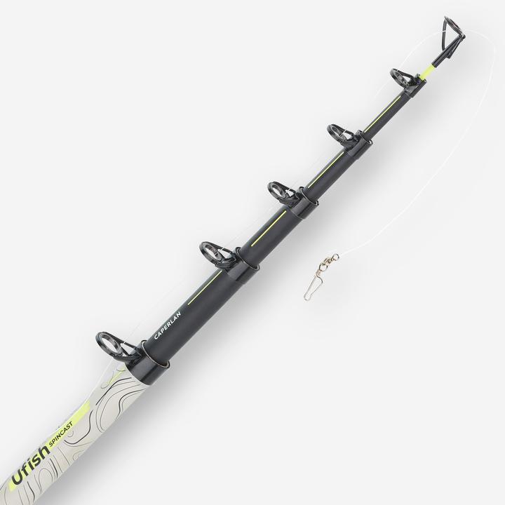 Actual product image Caperlan Angelset Ufish Spincast für Einsteiger (Fishing set, Cast, 180 cm)