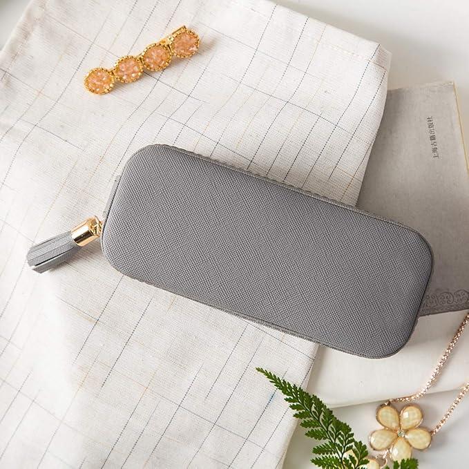 Actual product image Only-Bags.Store Travel Jewelry Box, Portable Jewelry Case, PU Jewelry Box, Small Jewelry Container, Jewelry Boxes