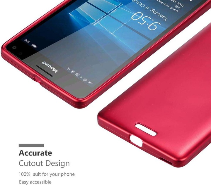 Produktbild Cadorabo TPU Matt Metallic Cover (Nokia Lumia 950 XL)