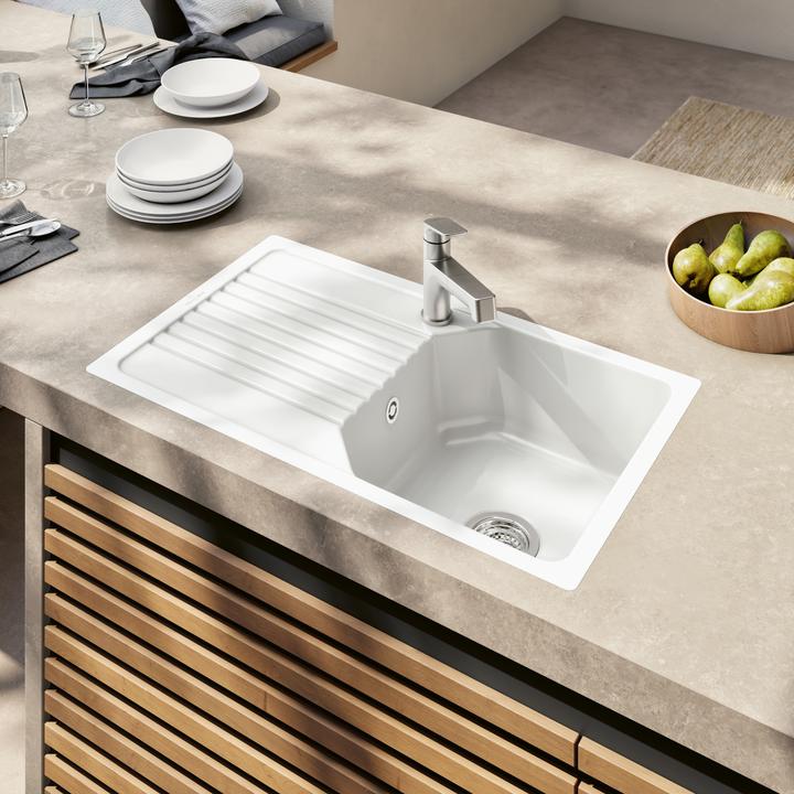 Actual product image Villeroy & Boch Junis Shower kitchen tap, stainless steel