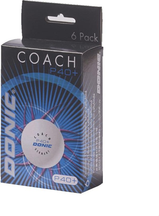 Actual product image Donic Coach P-40+ (6 pcs.)