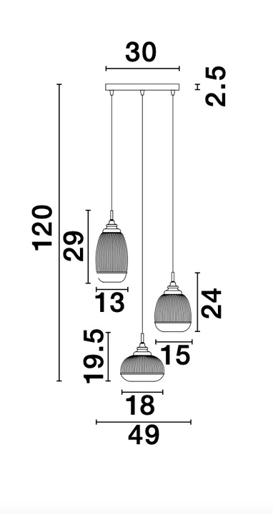 Produktbild Nova Luce Mond (E14)