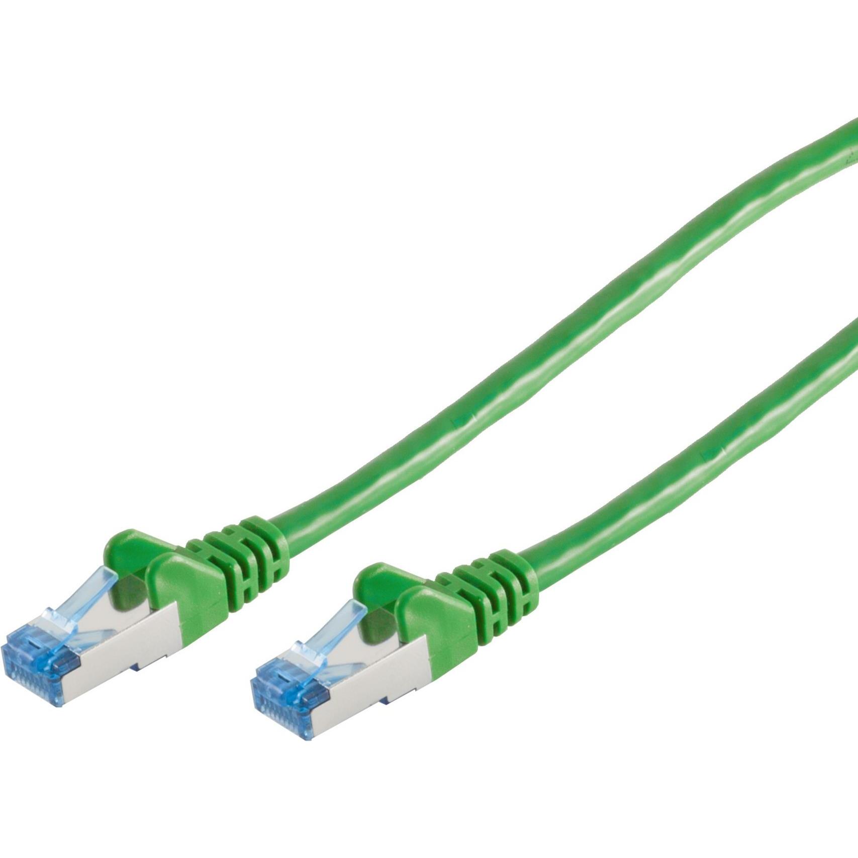 Shiverpeaks S/CONN maximum connectivity Netzwerkkabel-Patchkabel, cat 6A, S/FTP, PIMF, grün, 0,25m (S/FTP, CAT6a, 0.25 m...