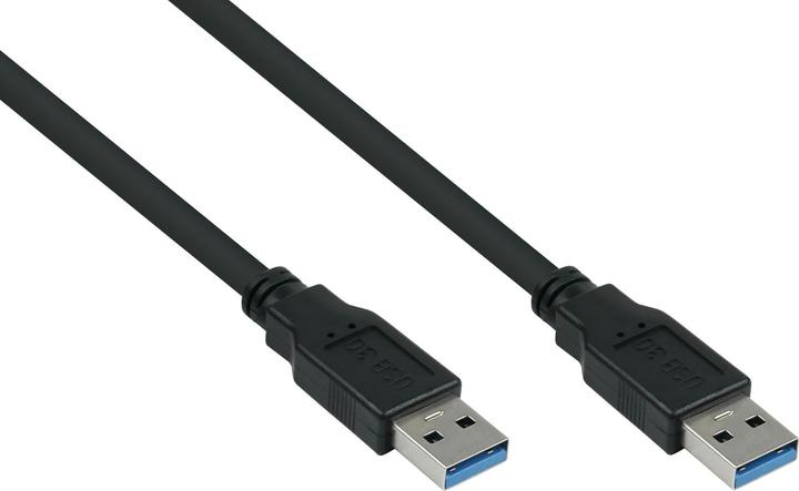 Image du produit Good Connections Kabelmeister USB 3.0 vers USB-A CU 1m noir (1 m)