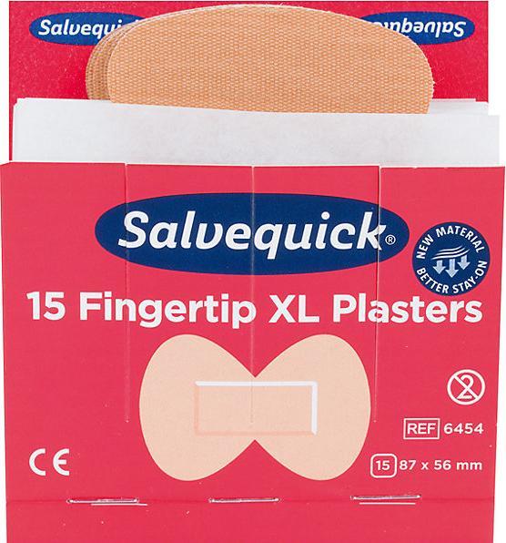 Actual product image Söhngen Refill for SALVEQUICK, 6 packs of fingertip plasters, 15 each, pack of 6. (6x)