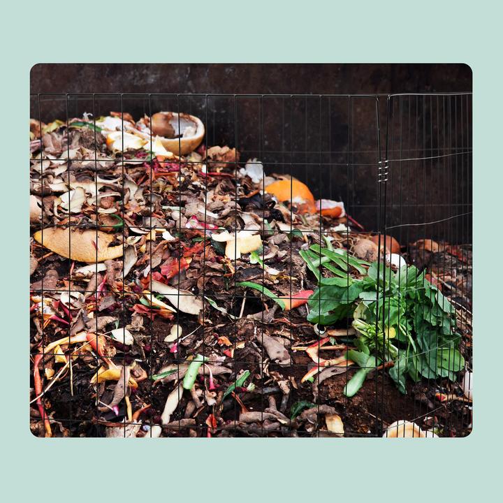 Actual product image Relaxdays Metal composter (120 l)