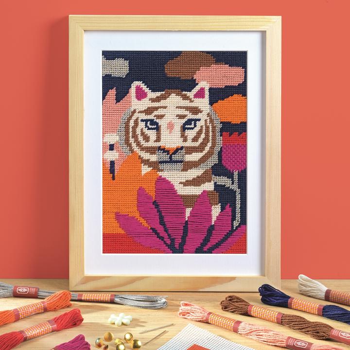 Produktbild Djeco Atelier 64, Kanvas-Stickerei