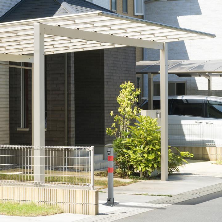 Image du produit Relaxdays Poteau de parking, barrière de parking