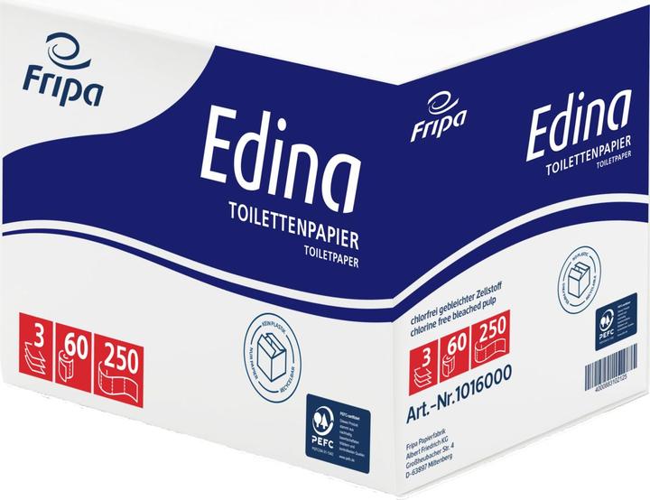 Fripa Edina 3-ply toilet paper 60 rolls (60 x)