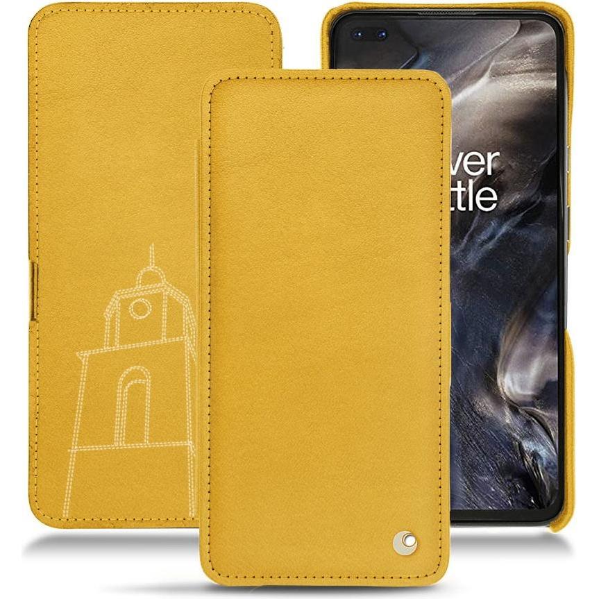 Noreve Lederschutzhülle horizontal (OnePlus Nord), Smartphone Hülle, Orange