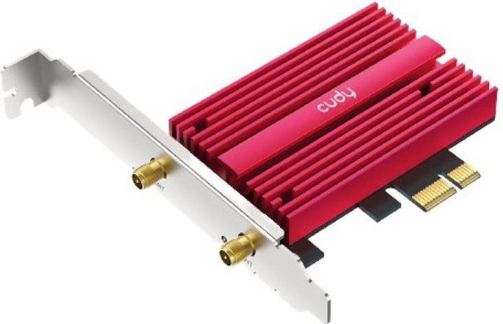 Actual product image Cudy WE4000 network card Internal WLAN / Bluetooth (Mini PCI Express)