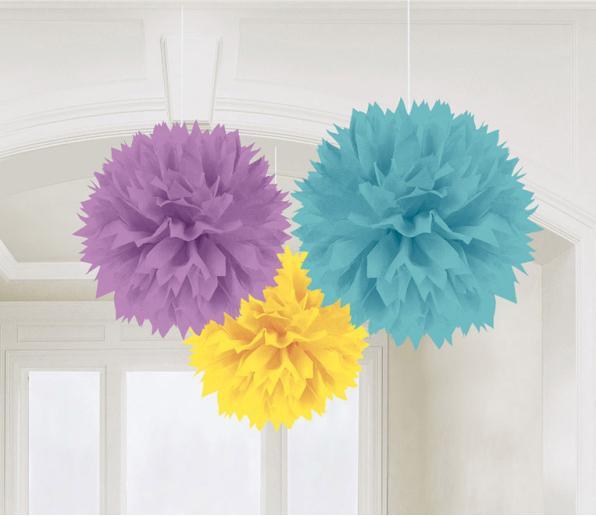 Image du produit Amscan Couleur des pompons (12 pcs)