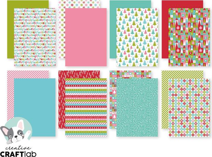 Actual product image art by marlene Designpaper "Holly Jolly" Friendz