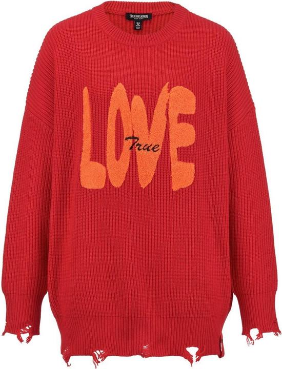 Image du produit True Religion Pull d'Amour Surdimensionné Détruit (M)