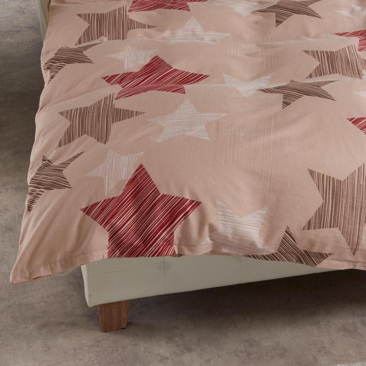 Image du produit Traumschlaf Sterne beige (Set de linge de lit, 135x200 cm + 80x80 cm)