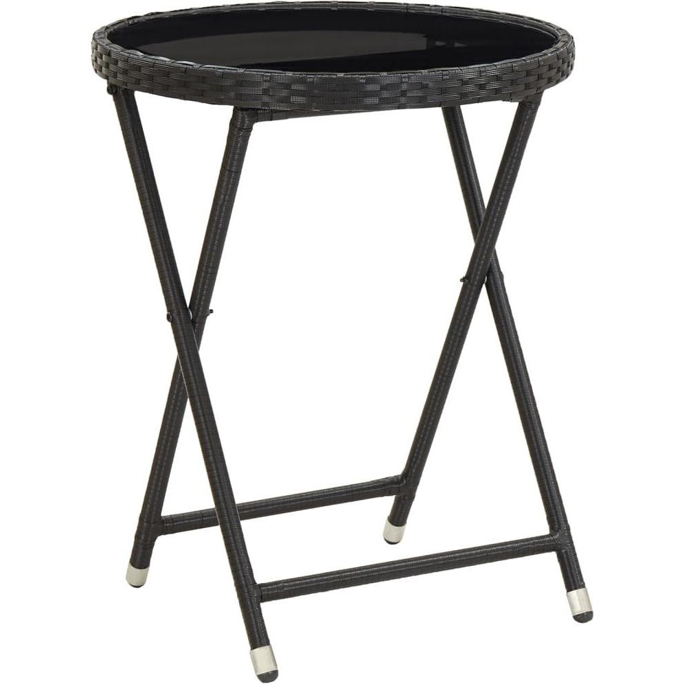 VidaXL, Gartentisch + Balkontisch, Garten-Bistro-Set (60 cm)