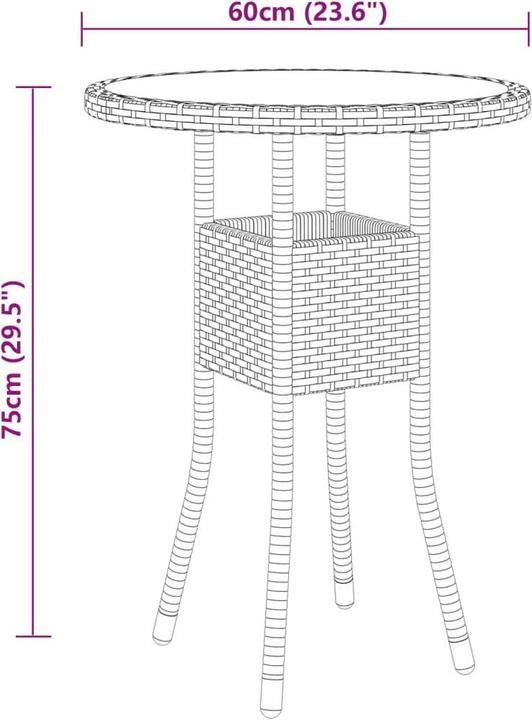 Produktbild vidaXL Garten Essgruppe