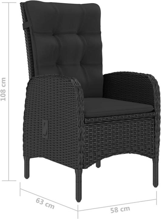 Produktbild vidaXL Gartenmöbel-Set (120 x 120 x 75 cm)