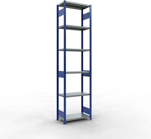 Actual product image Schulte Lagertechnik MULTIplus250 basic racking system with length ledgers