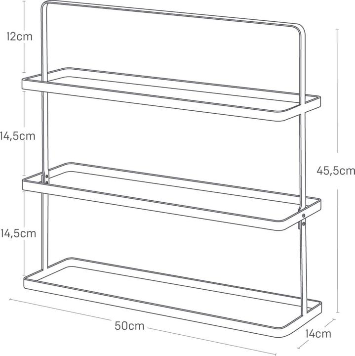Produktbild Yamazaki Breites Schuhregal TOWER (50 x 14 x 45.5 cm)