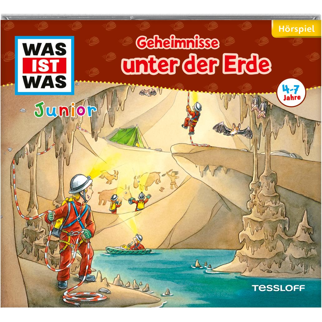 Thumbnail - WAS IST WAS Junior Hörspiel. Geheimnisse unter der Erde, Hörbücher von Benjamin Schreuder