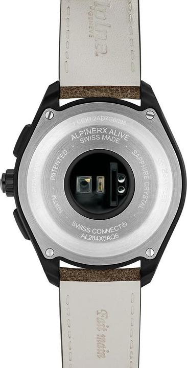 Actual product image Alpina Watch Alpine X Alive (Digital watch, Pedometer, Watch with gemstone, 45 mm)