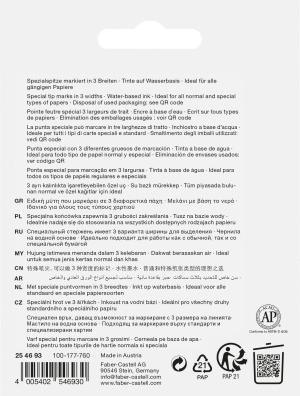 Image du produit Faber-Castell Textmarker Glassy.4er Etuis farbig sortiert im Aufreisskarton (4x)