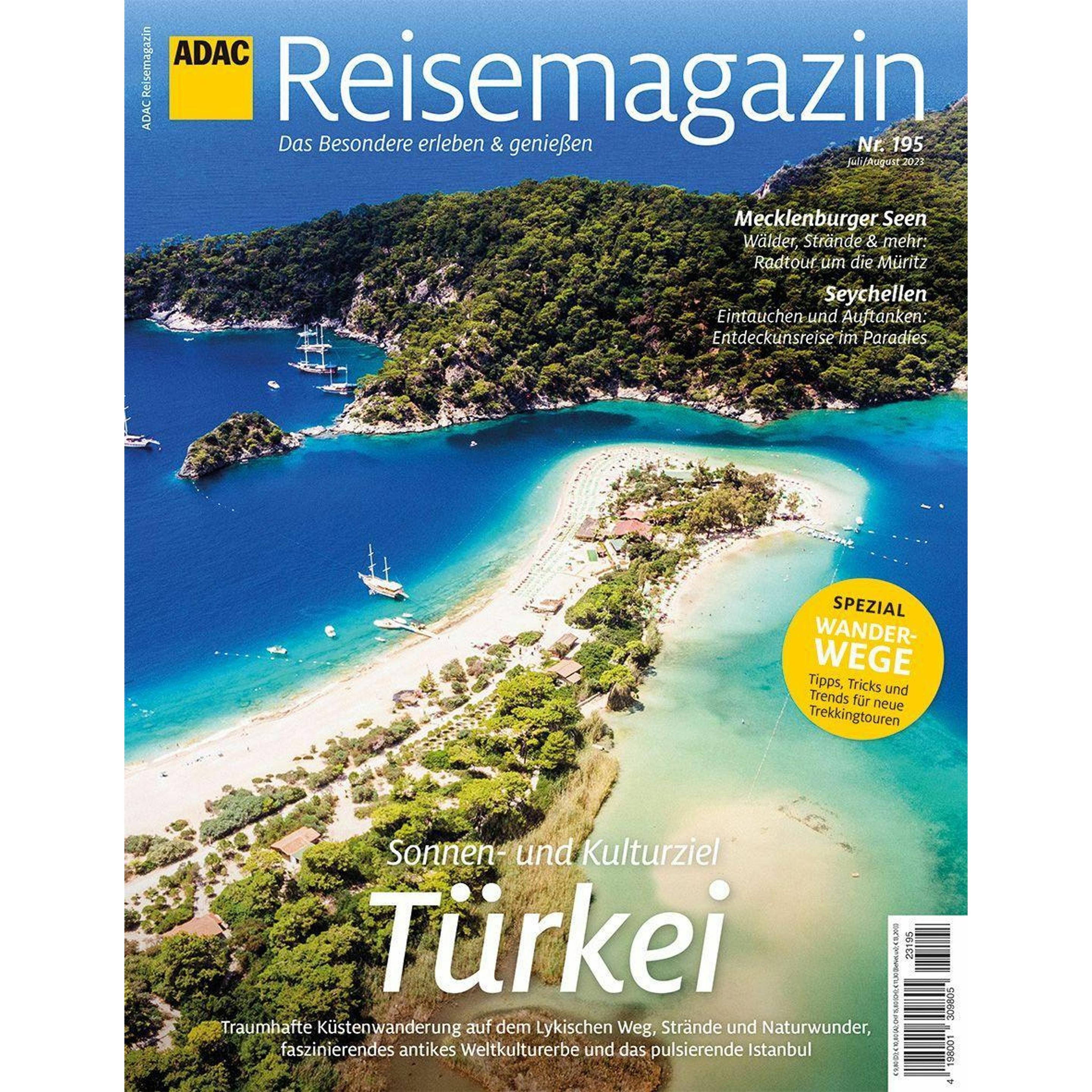 Reisemagazin mit Titelthema Türkei, Zeitschriften Abo