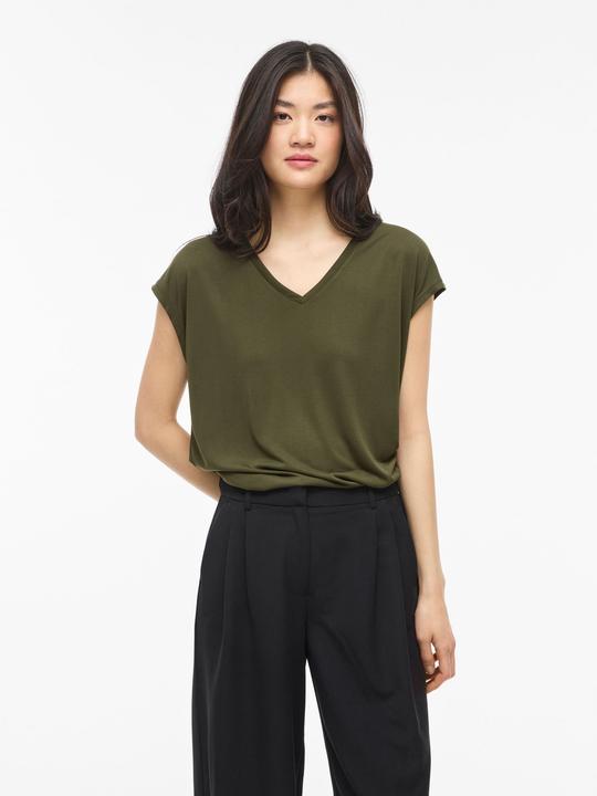 Immagine prodotto Vila VIMODALA V-Ausschnitt Oberteil mit kurzen Ärmeln (M)