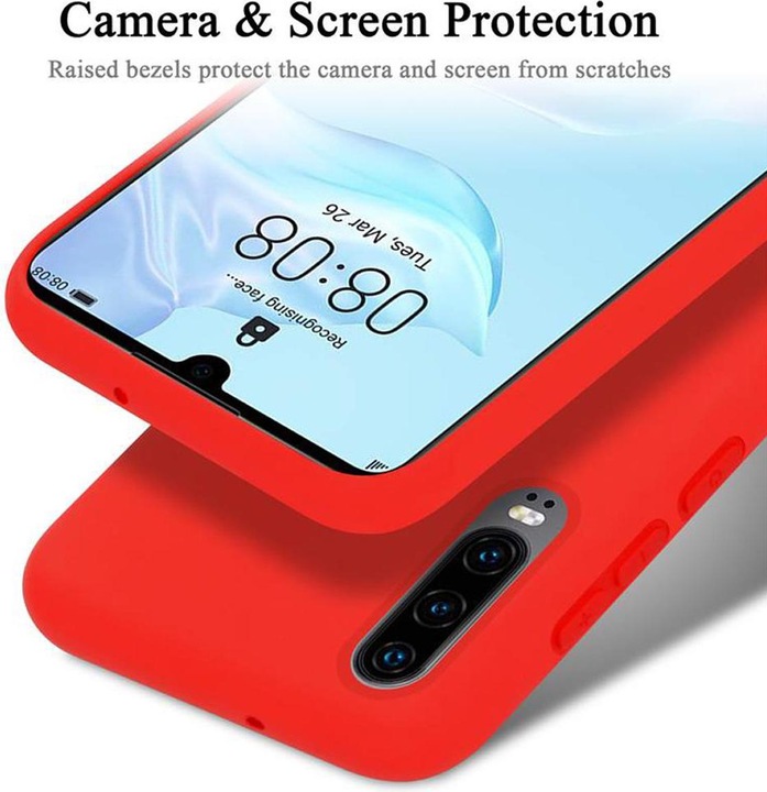 Produktbild Cadorabo TPU Liquid Silicone Case Cover (Huawei P30)