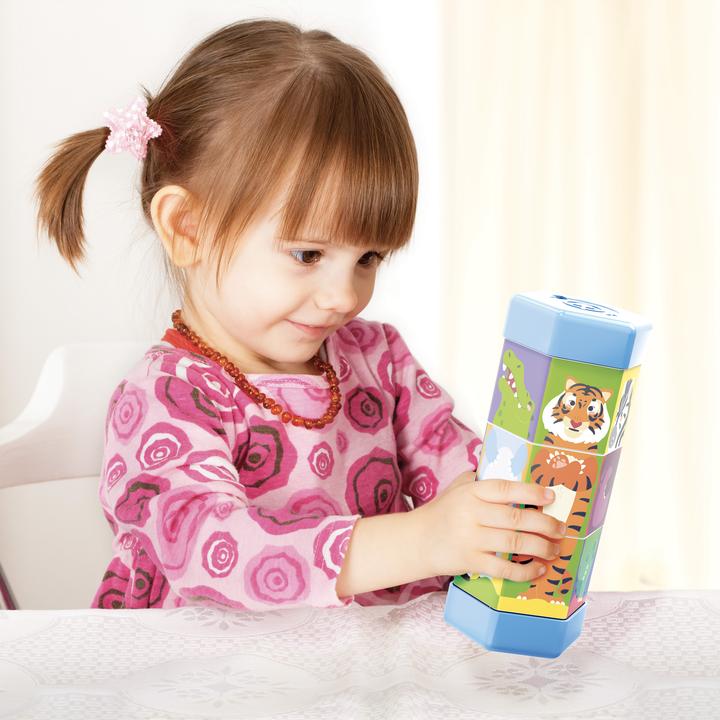 Immagine prodotto Quercetti Twist Puzzle Animali Tubo Mix and Match, 2582