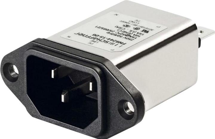 Actual product image Schaffner Appliance plug with filter, 10A, 250VAC