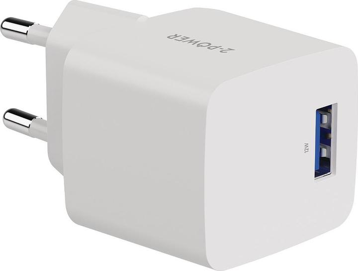 2-Power Wall Charger 12W 1 x USB-A (12 W, 1 portion)